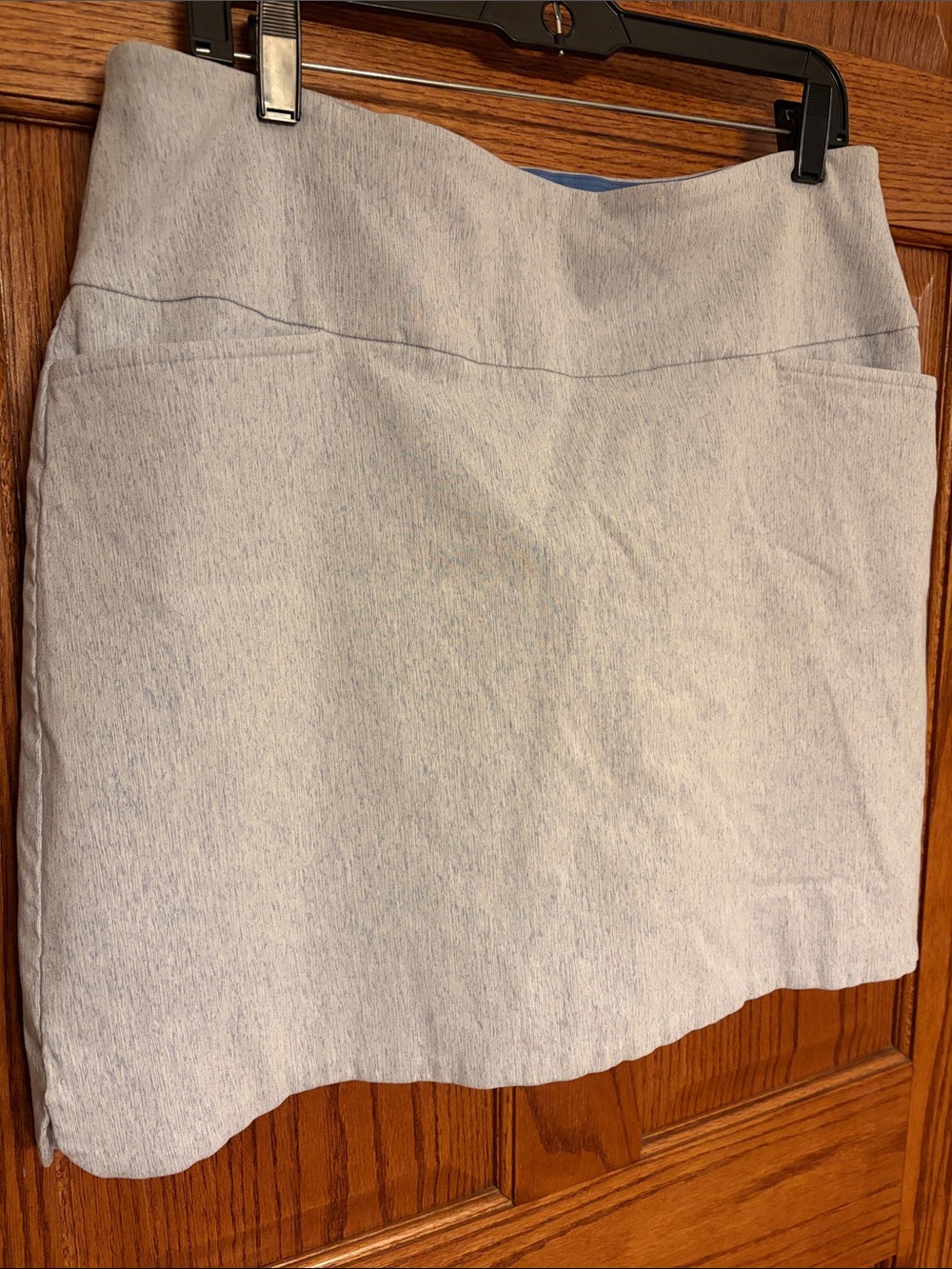 Women’s Light Blue Skort with Clean Waistband